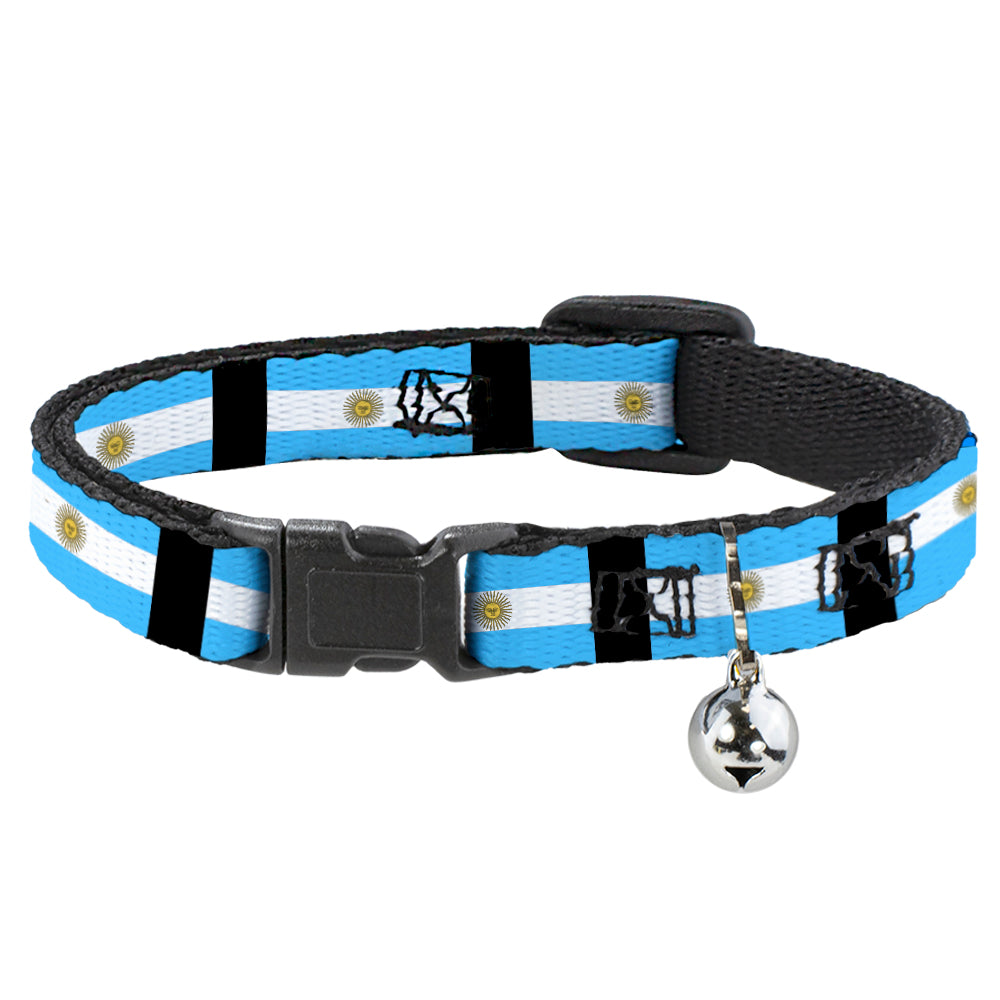 Cat Collar Breakaway - Argentina Flags Breakaway Cat Collars Buckle-Down   