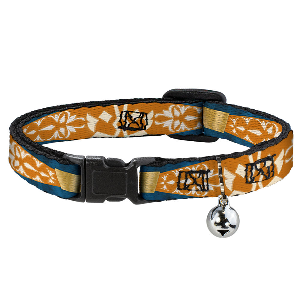 Cat Collar Breakaway - Star Wars Clone Wars Ahsoka Tano Bounding Elements Blues Orange Breakaway Cat Collars Star Wars   