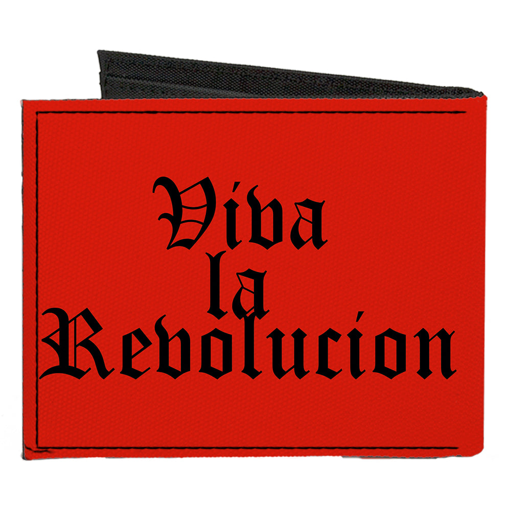 Canvas Bi-Fold Wallet - Che Red Black Canvas Bi-Fold Wallets Buckle-Down   