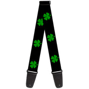 Guitar Strap - St Pat's Black Green Guitar Straps Buckle-Down   