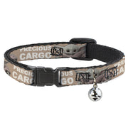 Cat Collar Breakaway - Star Wars The Child Sitting Pose PRECIOUS CARGO Tan White Breakaway Cat Collars Star Wars   