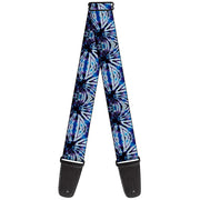 Guitar Strap - Tie Dye Purple Blue Guitar Straps Buckle-Down   