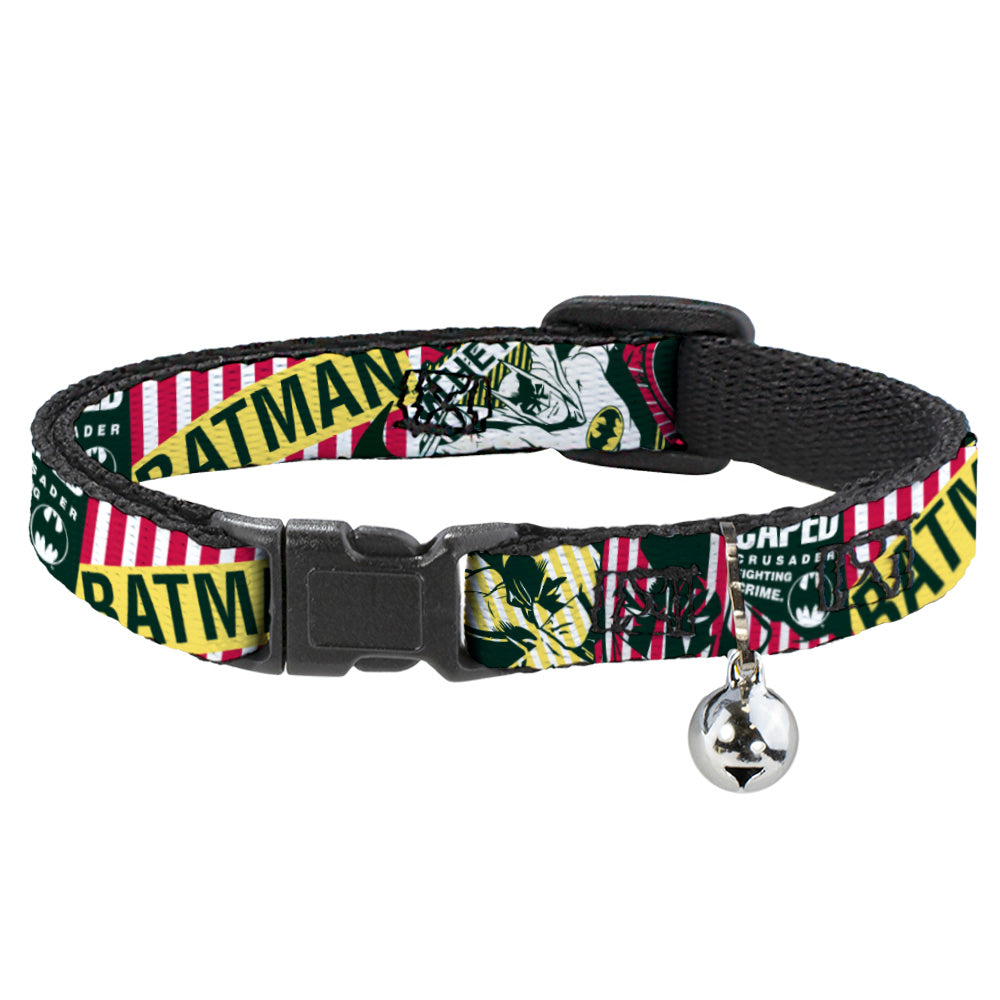 Cat Collar Breakaway - Batman Caped Crusader Breakaway Cat Collars DC Comics   