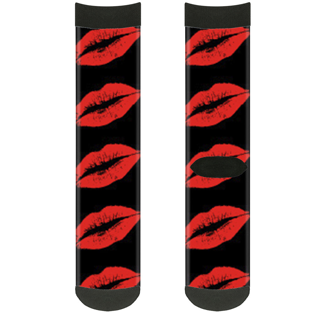 Sock Pair - Polyester - Kisses - CREW Socks Buckle-Down   