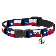 Cat Collar Breakaway - Texas Flag Painting Breakaway Cat Collars Buckle-Down   