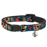 Cat Collar Breakaway - Only God Can Judge Me Blue Breakaway Cat Collars Buckle-Down   
