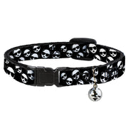 Cat Collar Breakaway - Multi Panda w Sunglasses Black White Breakaway Cat Collars Buckle-Down   