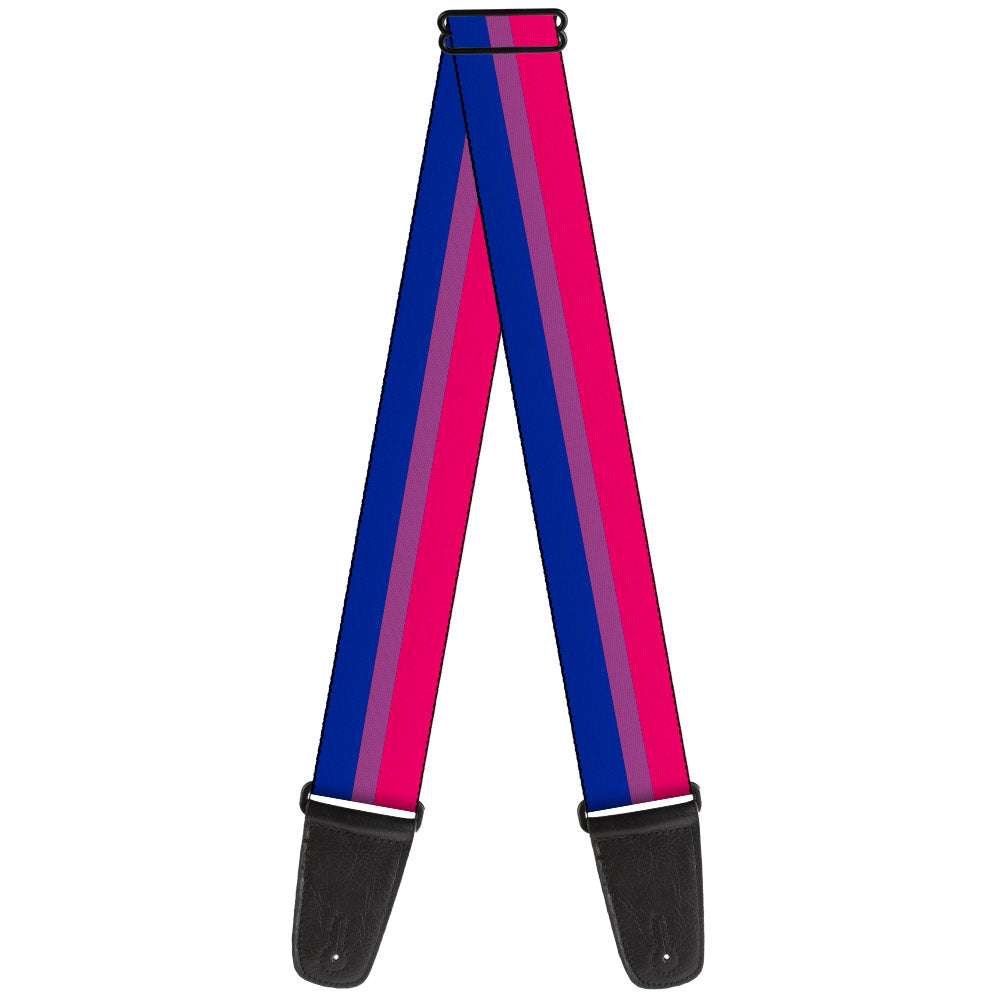 Guitar Strap - Flag Bisexual Pink Purple Blue Guitar Straps Buckle-Down   