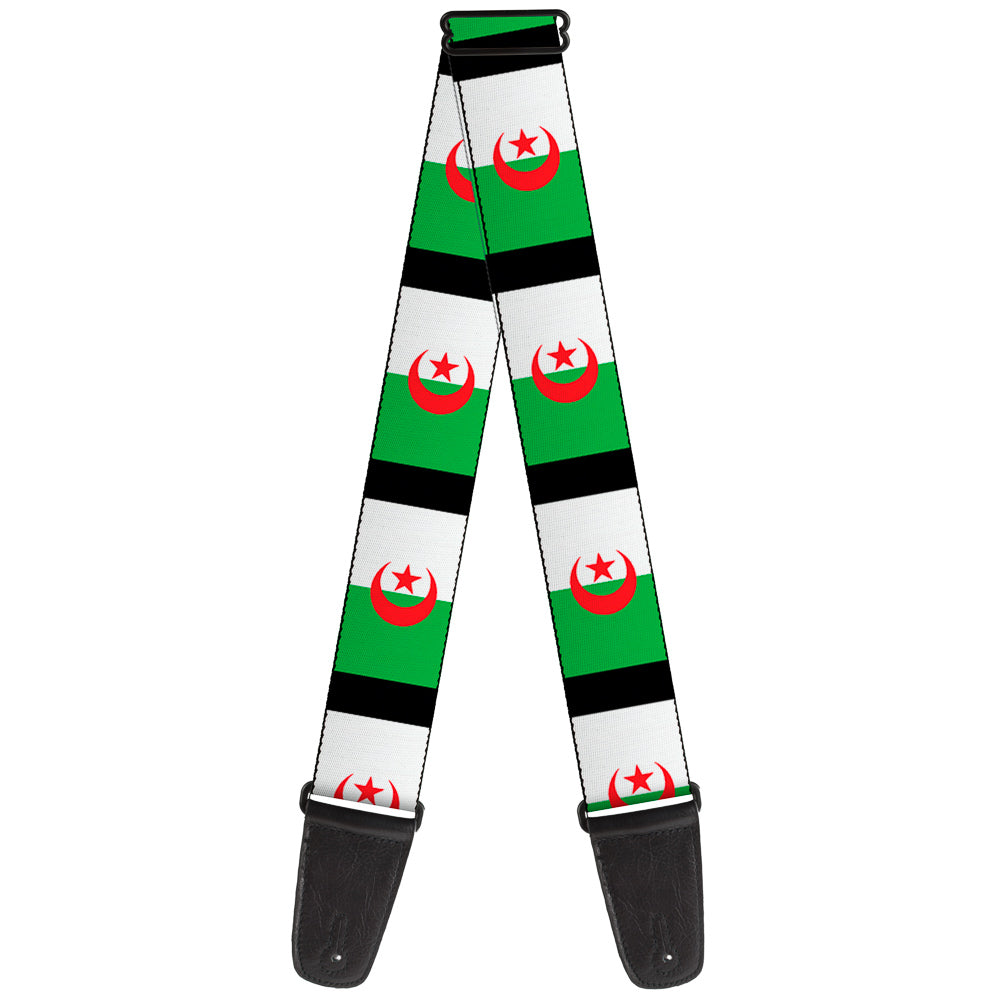 Guitar Strap - Algeria Flags Guitar Straps Buckle-Down   