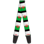 Guitar Strap - Algeria Flags Guitar Straps Buckle-Down   