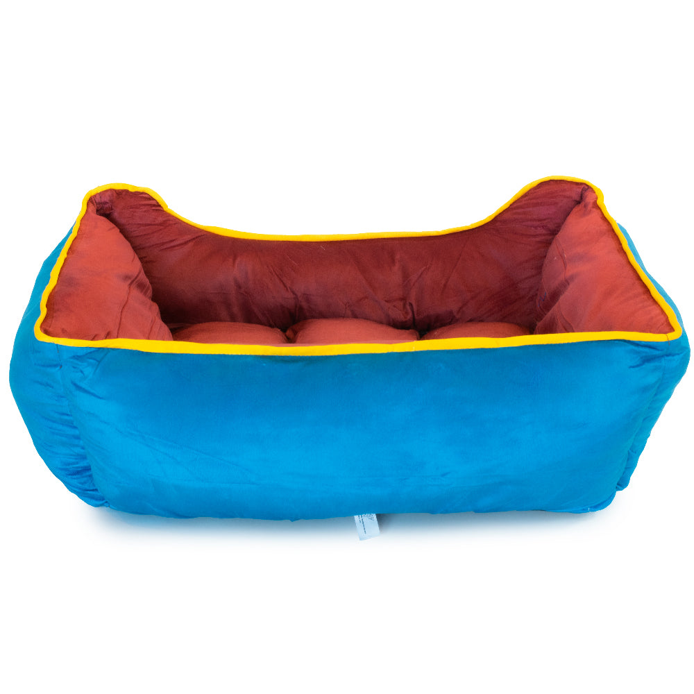 Pet Bed - Wonder Woman Dark Red Yellow Dark Blue Pet Beds DC Comics   