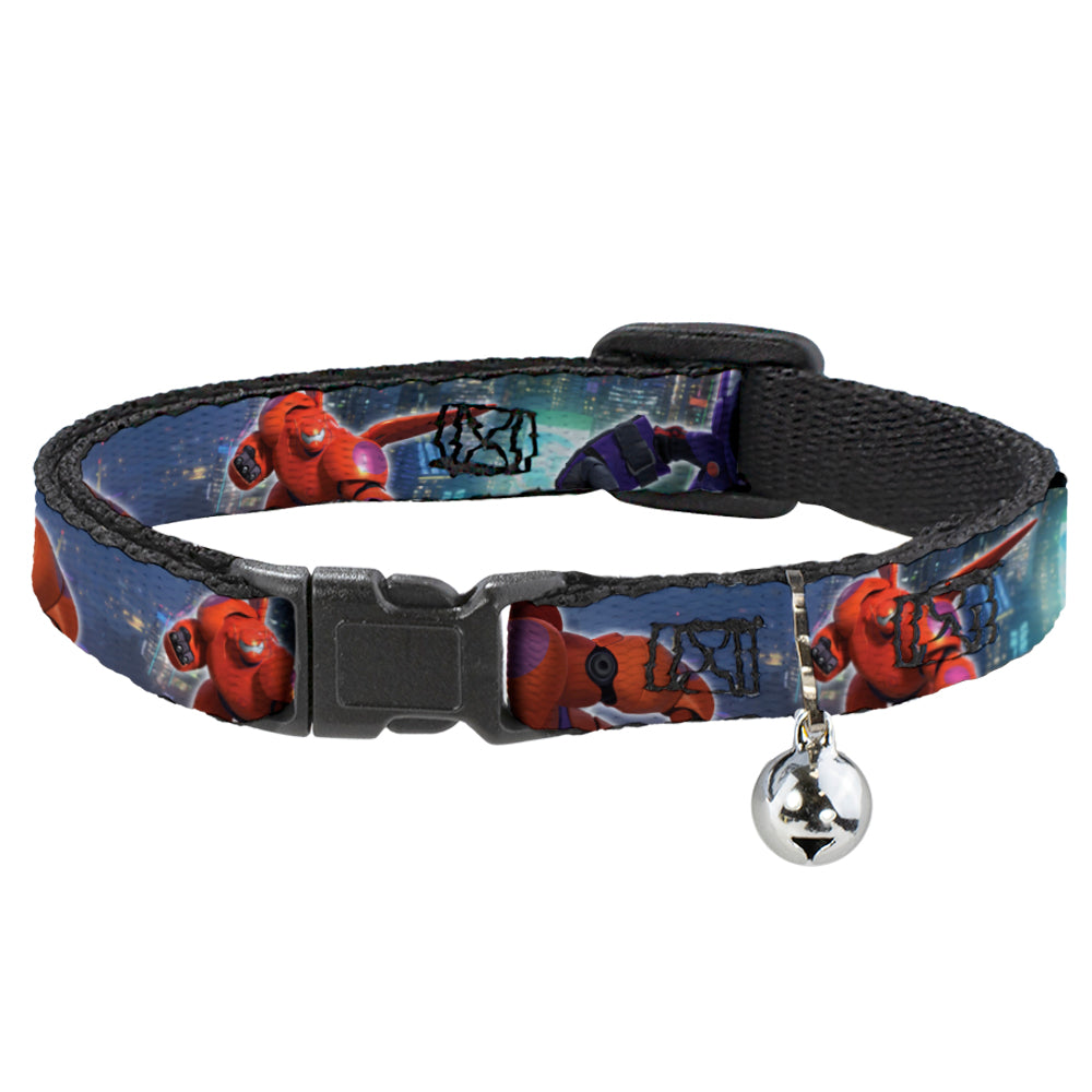 Cat Collar Breakaway - Hiro & Baymax Action Poses San Fransokyo Breakaway Cat Collars Disney   