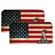 Canvas Snap Wallet - SHELBY Tiffany Box Americana Black White Canvas Snap Wallets Shelby