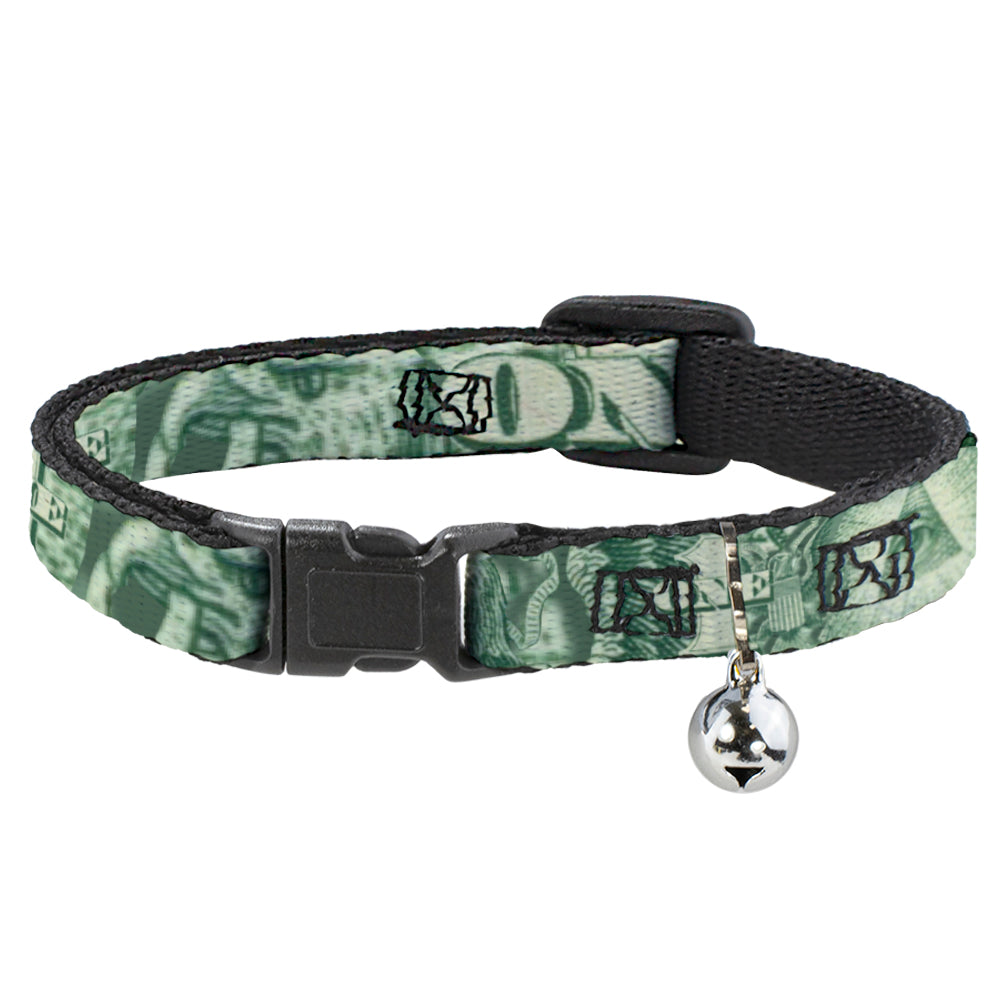 Cat Collar Breakaway - One Dollar Bill Eye of Providence Bald Eagle CLOSE-UP Breakaway Cat Collars Buckle-Down   