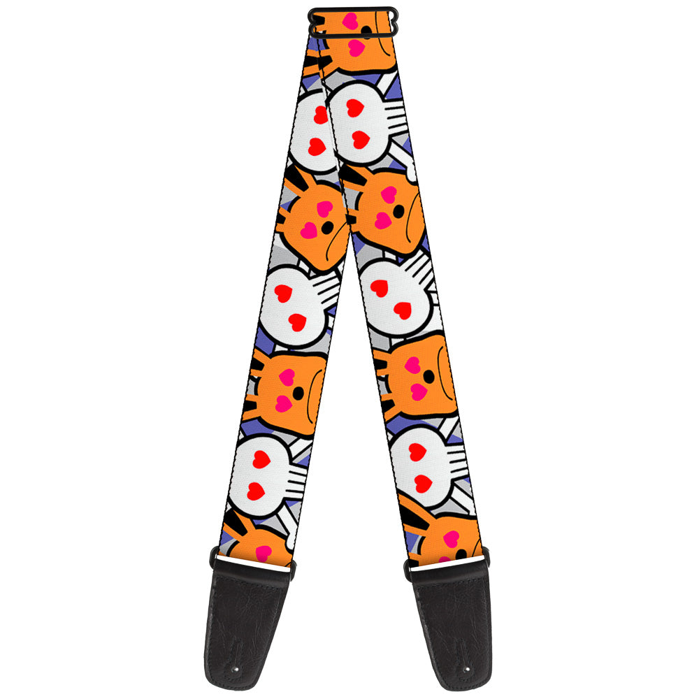 Guitar Strap - BD Cartoon CLOSE-UP Guitar Straps Buckle-Down   