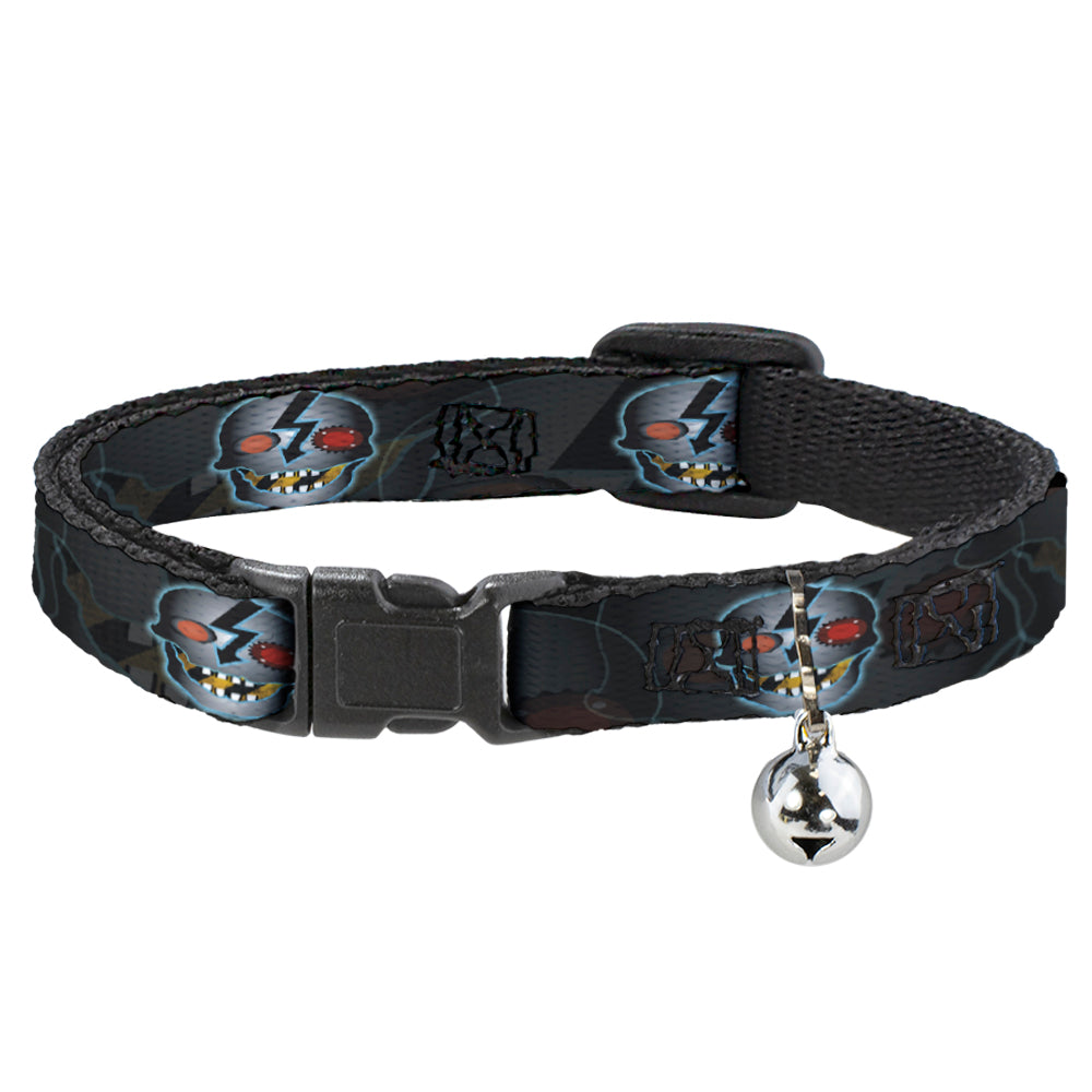 Cat Collar Breakaway - High Voltage Skull Breakaway Cat Collars Buckle-Down   