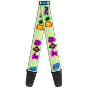 Guitar Strap - Punk You Legal Pad Full Color Guitar Straps Buckle-Down   