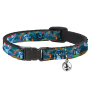 Cat Collar Breakaway - Stitch Hula Dance 5-Poses Breakaway Cat Collars Disney   