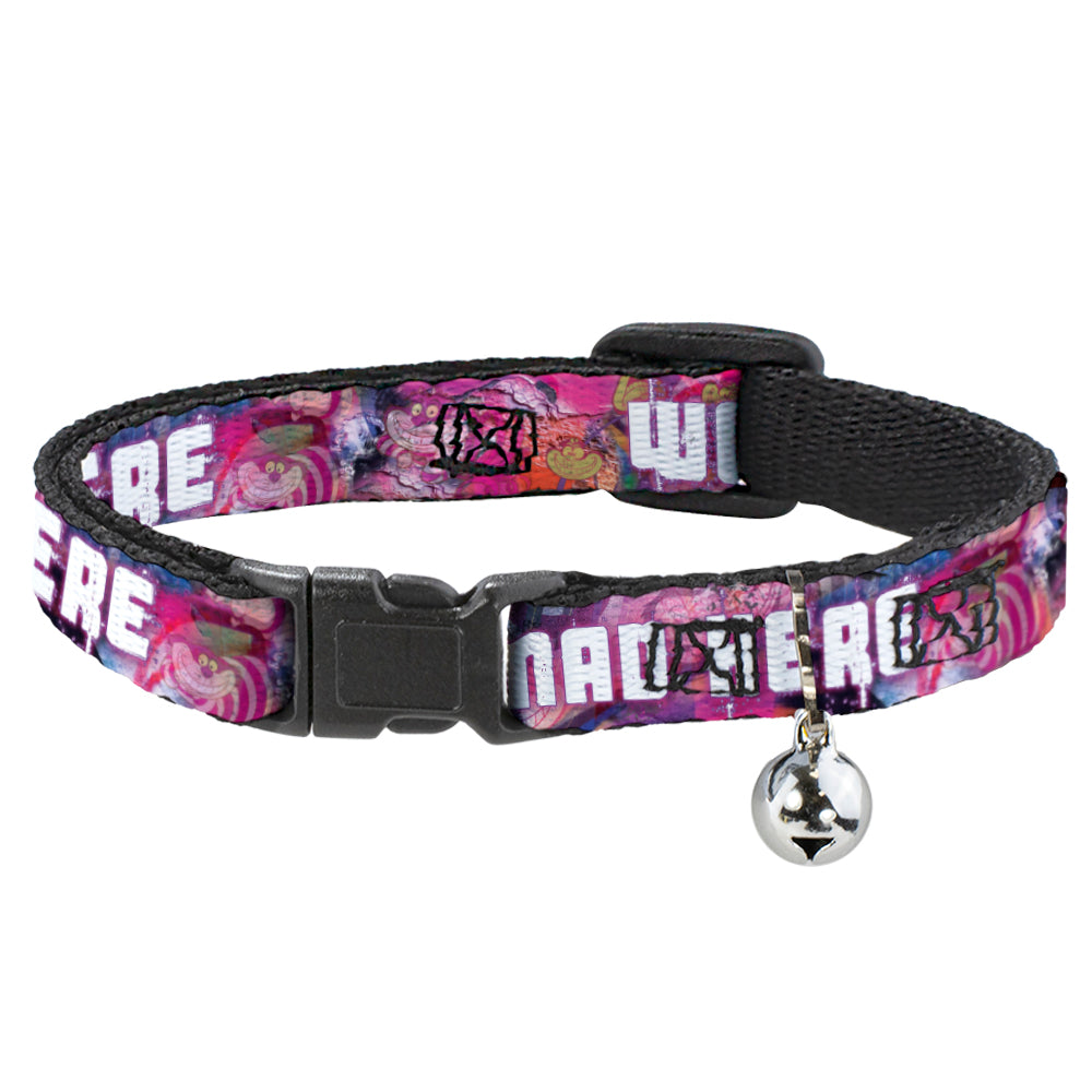 Cat Collar Breakaway - Transparent Cheshire Cat Poses WE'RE ALL MAD HERE Breakaway Cat Collars Disney   