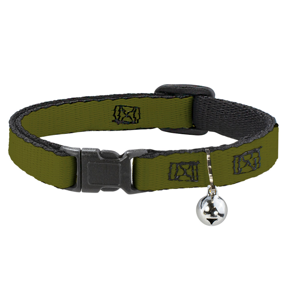 Cat Collar Breakaway - Olive Breakaway Cat Collars Buckle-Down   