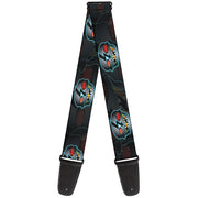 Guitar Strap - High Voltage Skull Guitar Straps Buckle-Down   
