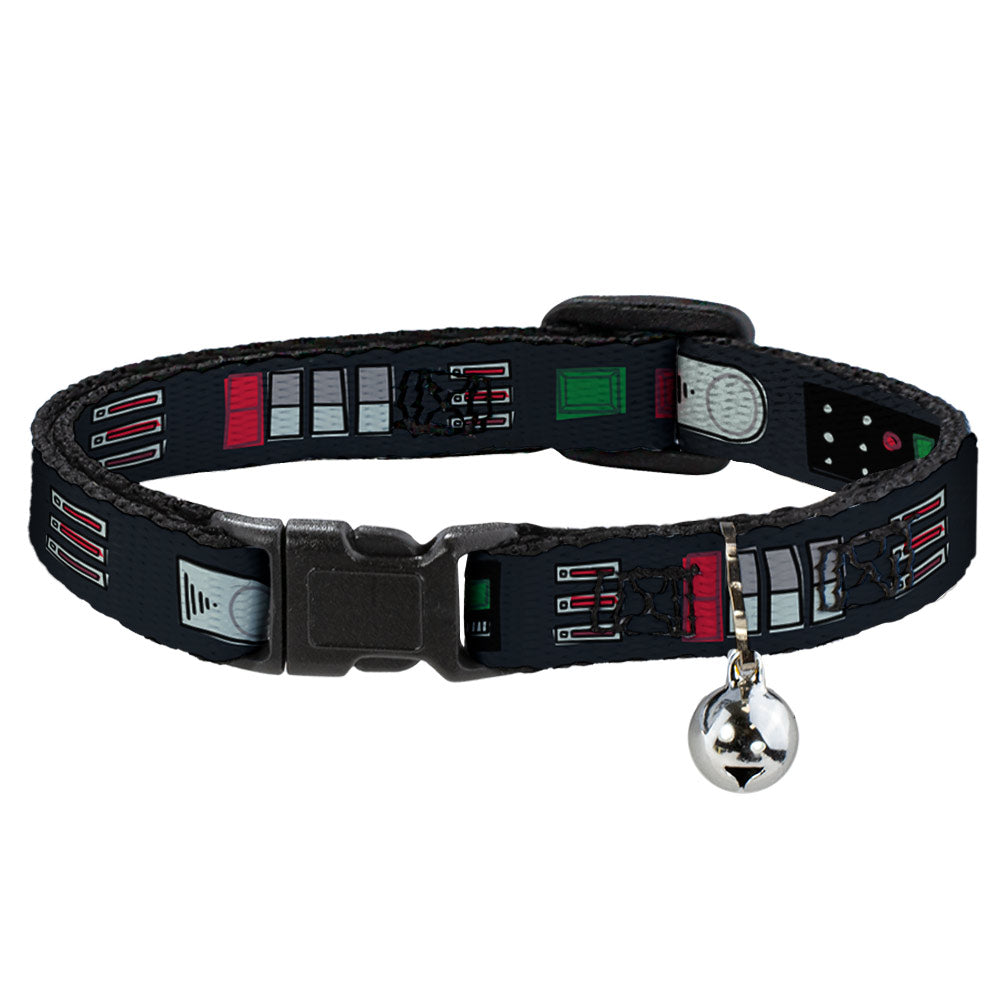 Cat Collar Breakaway - Star Wars Darth Vader Utility Belt Bounding3 Black Grays Reds Greens Breakaway Cat Collars Star Wars   