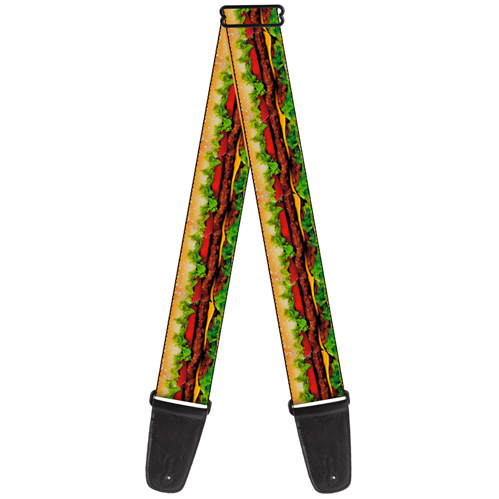 Guitar Strap - Hamburger Vivid Guitar Straps Buckle-Down   