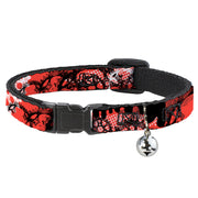 Cat Collar Breakaway - Grunge Gears Orange Breakaway Cat Collars Buckle-Down   