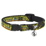 Cat Collar Breakaway - Truth and Justice Yellow Breakaway Cat Collars Buckle-Down   