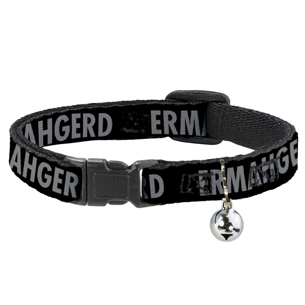 Cat Collar Breakaway - ERMAHGERD! Black Gray Breakaway Cat Collars Buckle-Down   