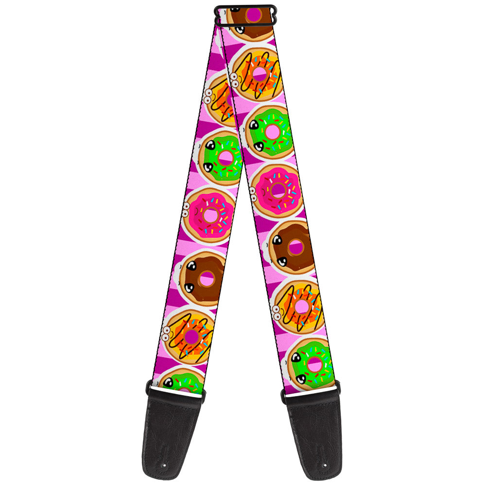 Guitar Strap - Sprinkle Donut Expressions Pink Guitar Straps Buckle-Down   