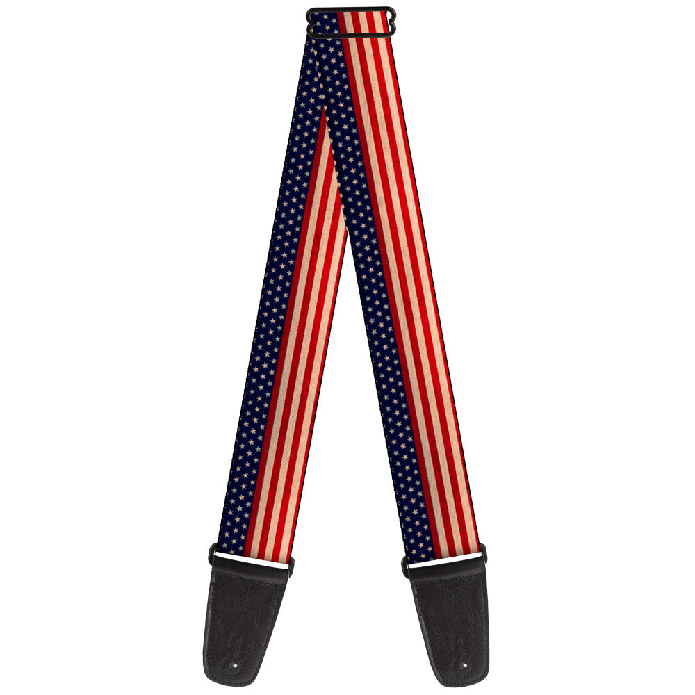 Guitar Strap - American Flag Stripe Guitar Straps Buckle-Down   