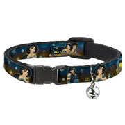 Cat Collar Breakaway - Jasmine & Aladdin Carpet Ride Jasmine Poses Flowers Breakaway Cat Collars Disney   