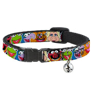 Cat Collar Breakaway - Muppets Faces C U Black Breakaway Cat Collars Disney   