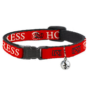 Cat Collar Breakaway with Bell - HOGWARTS EXPRESS 9¾ Red/White Breakaway Cat Collars Harry Potter