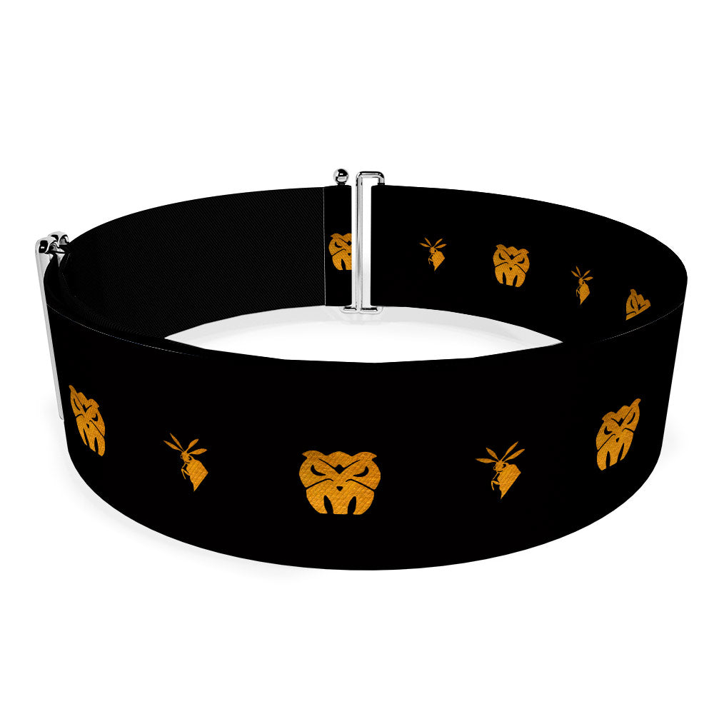 Cinch Waist Belt - FANTASTIC BEASTS THE CRIMES OF GRINDELWALD Obscurus Books Icons Black Golds Womens Cinch Waist Belts Fantastic Beasts and Where to Find Them