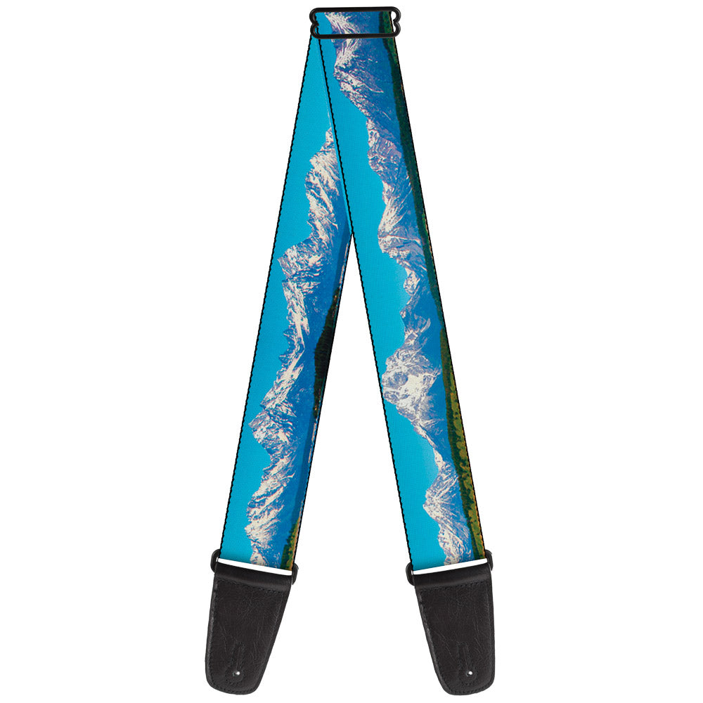 Guitar Strap - Landscape Snowy Mountains Guitar Straps Buckle-Down   