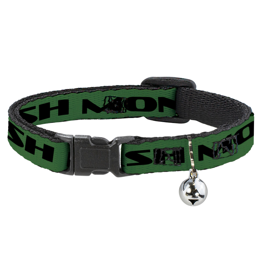Cat Collar Breakaway - CASH MONEY $ Green Black Breakaway Cat Collars Buckle-Down   
