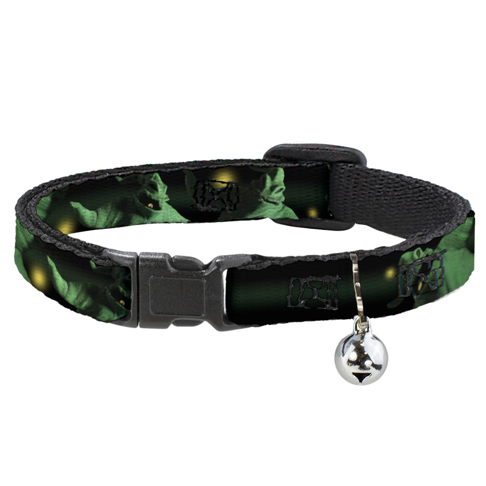 Cat Collar Breakaway - Oogie Boogie 4-Poses Black Yellow Green Breakaway Cat Collars Disney   