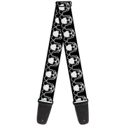 Guitar Strap - Panda Skulls Guitar Straps Buckle-Down   