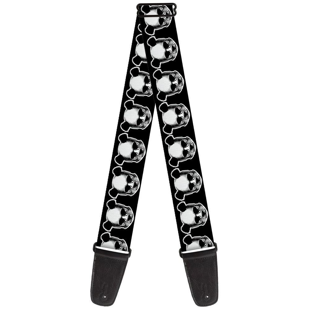 Guitar Strap - Panda Skulls Guitar Straps Buckle-Down   
