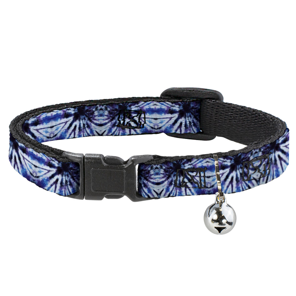 Cat Collar Breakaway - Tie Dye Purple Blue Breakaway Cat Collars Buckle-Down   