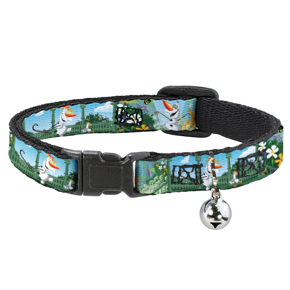 Cat Collar Breakaway - Olaf Garden Scenes Breakaway Cat Collars Disney   