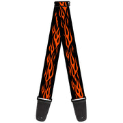 Guitar Strap - Flame Orange Guitar Straps Buckle-Down   