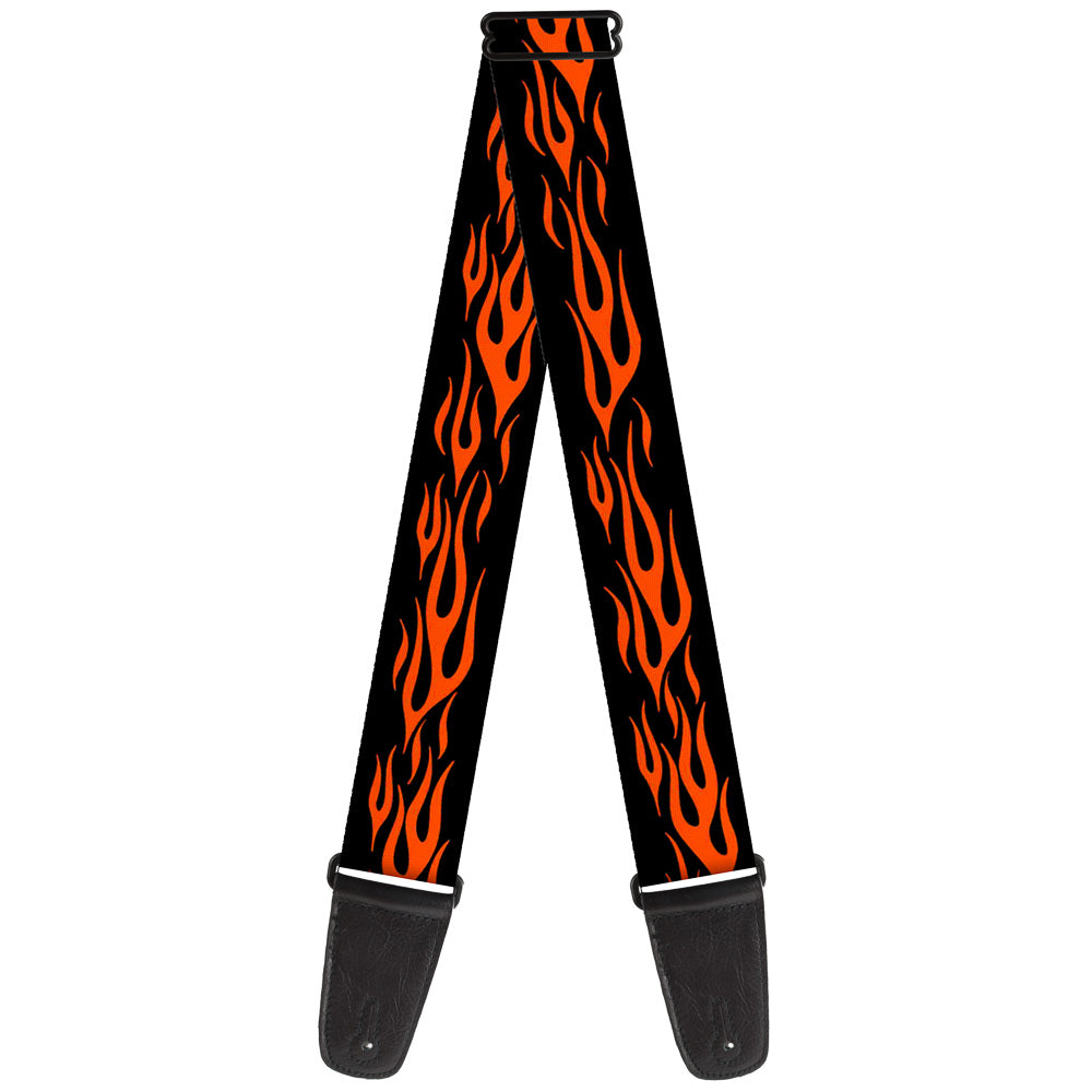 Guitar Strap - Flame Orange Guitar Straps Buckle-Down   