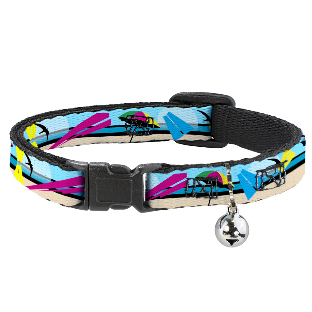 Cat Collar Breakaway - Beach Scene 2 Breakaway Cat Collars Buckle-Down   