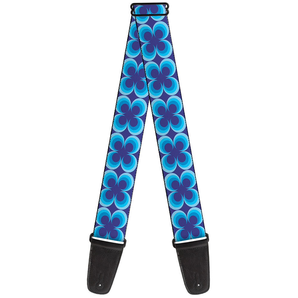 Guitar Strap - Four Dot Gradient Royal Blues Guitar Straps Buckle-Down   