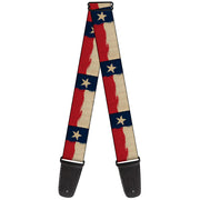 Guitar Strap - Texas Flag Distressed Painting Guitar Straps Buckle-Down   
