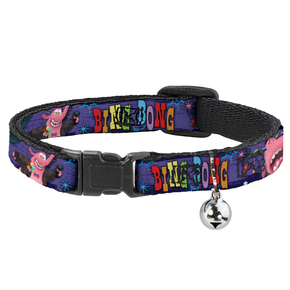 Cat Collar Breakaway - BING BONG Poses Candy Purples Multi Color Breakaway Cat Collars Disney   