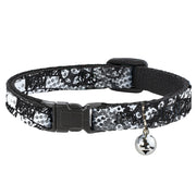 Cat Collar Breakaway - Grunge Gears Black White Breakaway Cat Collars Buckle-Down   